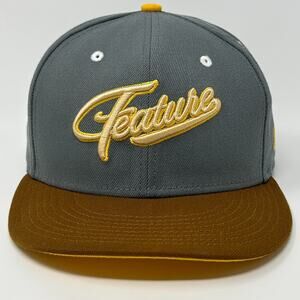 Feature Hat Baseball Cap Spellout New Era 59Fifty Streetwear Gray Fitted 7 3/8